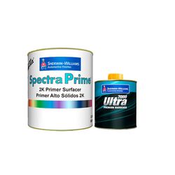 KIT Fundo Primer PU Branco Spectraprime OP30W 900ml + Endurecedor 00h38 Ultra 7000 225ml - SHERWIN WILLIAMS - CONSTRUTINTAS