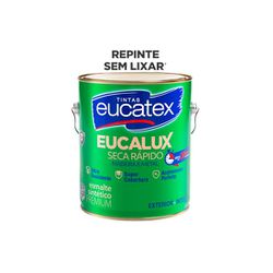Esmalte Acetinado Branco 900ml - EUCALUX SECA RÁPIDO - CONSTRUTINTAS