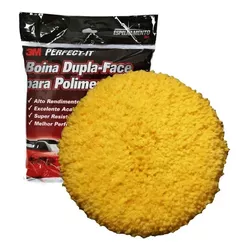 Boina de Lã Super Macia Dupla Face Amarela 8