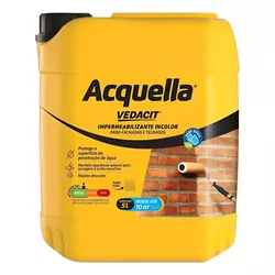 Tinta Impermeabilizante de Pedras 5 Litros - ACQUELLA - VEDACIT - CONSTRUTINTAS
