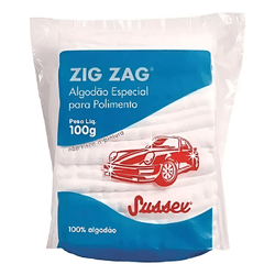 Algodão para Polimento 100g - ZIG ZAG - CONSTRUTINTAS
