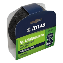 Fita Antiderrapante 50mmX5m Preta - ATLAS 178/1 - CONSTRUTINTAS