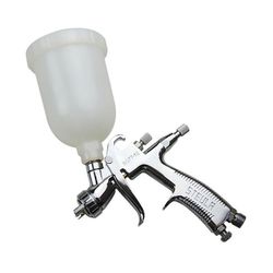 Pistola Alumínio p/ Pintura c/ Caneca Plástica e Bico 1.2 mm BC77-12 -STEULA - CONSTRUTINTAS