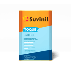 Tinta Acrilíca Semi Brilho Branco 18L Premium Toque Brilho - SUVINIL - CONSTRUTINTAS