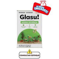 Tinta Acrílica Fosca Standard 18 Litros - GLASU! MÁXIMA EFICIÊNCIA - SUVINIL - CONSTRUTINTAS
