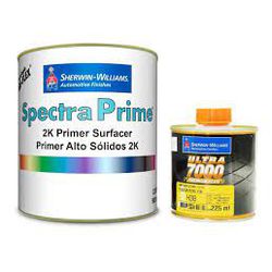 kit Fundo Primer PU Branco OP30W 900ml Spectraprime + Endurecedor 00h38 225ml - Sherwin Williams Lazzuril - CONSTRUTINTAS