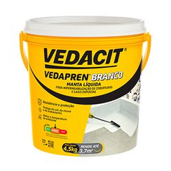 Impermeabilizante p/Laje Vedapren Branco 4,5kg - Otto Baumgart - CONSTRUTINTAS