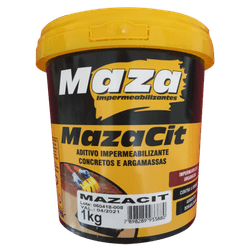 Impermeabilizante Cimento 1kg Mazacit - CONSTRUTINTAS