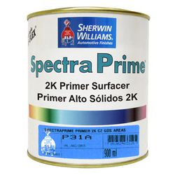 Kit Fundo Primer PU Cinza P31 3,6 Litros + Endurecedor H39 900ml Spectraprime Grandes Areas Sherwin Williams Lazzuril - CONSTRUTINTAS