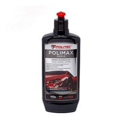 Polidor Polimax Triple Corte-Refino-Lustro 450g - Politec - CONSTRUTINTAS