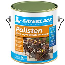 Verniz Stain Mogno 3,6L Polisten - Sayerlack - CONSTRUTINTAS