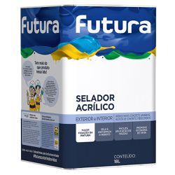Selador Acrílico Branco Futura 18L - CONSTRUTINTAS