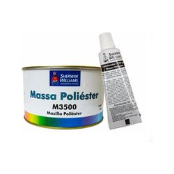 KIT Massa Poliéster M3500 750g + Catalisador 36g - LAZZURIL SHERWIN WILLIAMS - CONSTRUTINTAS
