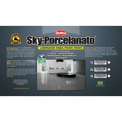 Limpador Concentrado para Porcelanato Floral 5L - Sky - CONSTRUTINTAS