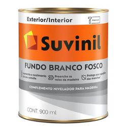 Fundo Branco Fosco para Madeira Suvinil 0,9 Litros - CONSTRUTINTAS