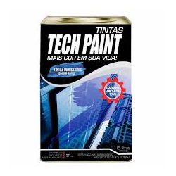 Esmalte Metálico Aluminio 300° 18L - Tech Paint - CONSTRUTINTAS