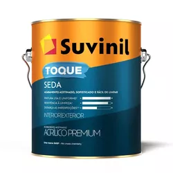 Tinta Acrilica Acetinado Branco 3,6 Litros TOQUE SEDA - SUVINIL - CONSTRUTINTAS
