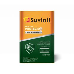Tinta Acrílica Fosco Branco 18 Litros - FACHADA PROTEGIDA EMBORRACHADA SUVINIL - CONSTRUTINTAS