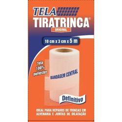 Tela Tiratrinca 10cm x3cmx5m - Tiratrinca - CONSTRUTINTAS