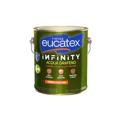 Verniz PU Acetinado 3 Litros Acqua Grafeno - INFINITY EUCATEX - CONSTRUTINTAS