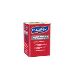 Massa Acrilica 25kg - EUCATEX - CONSTRUTINTAS