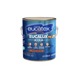 Tinta Esmalte Base Água Brilhante Branco 3,6 Litros - ACQUA - EUCATEX - CONSTRUTINTAS