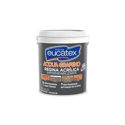 Resina Acrílica Brilhante Incolor Base Água Prêmium 3,6 Litros - ACQUA - EUCATEX - CONSTRUTINTAS
