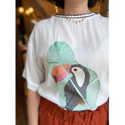 Blusa de Malha Viscose Bordado - CONSULADO DA MODA