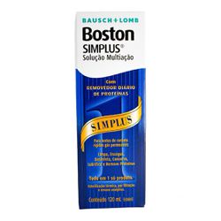  Boston Simplus Solução Multiação 120ml para Lente... - Contact Lentes
