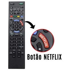  Controle Sony Bravia LED Smart 3D / Netflix RM-YD... - COPEL ELETRONICA