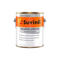 Selador Acrílico 3,6L Suvinil - Corante Tintas