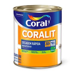 Coralit Acetinado Branco Secagem Rapida 900ML Cora... - Corante Tintas