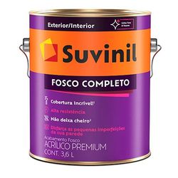 FOSCO COMPLETO ACR BRANCO 3,600L SUVINIL - Corante Tintas