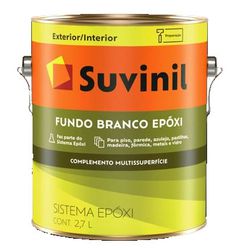 Fundo Branco Epóxi 2,7L Suvinil - Corante Tintas