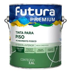 Tinta Piso Premium 3,6L Futura - Corante Tintas