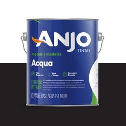 ANJO ESMALTE ACQUA PRETO ACETINADO 0,9L - CORBELLA TINTAS