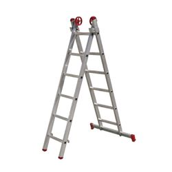 ESCADA EXTENSIVA ALUMINIO 6X2 DEGRAUS BOTAFOGO ESC... - CORBELLA TINTAS