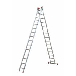 ESCADA EXTENSIVA ALUMINIO 15X2 DEGRAUS BOTAFOGO ES... - CORBELLA TINTAS