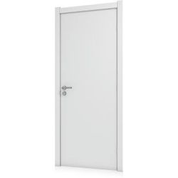 PORTA MADEIRA LISA PRIEMER 70 BRANCA-PORTO UNIAO - Cores Vivas Home Center