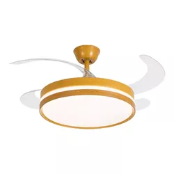 VENTIL SPOTLINE ISIS BRANCO 500MM 1070MM 30W CONTR... - Cores Vivas Home Center
