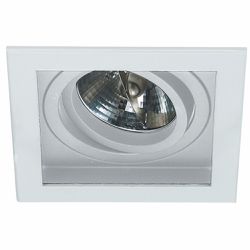 Spot Embutir Quadrado Dicroica AR70 Branco NS7701B... - Cores Vivas Home Center