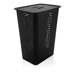 Cesto De Roupas 47 Litros 410x310x55cm Preto Marti... - Cores Vivas Home Center