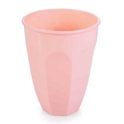 Copo Plástico Rosa Retrô 520Ml Plasútil - Cores Vivas Home Center