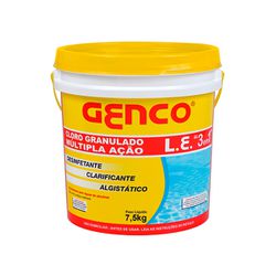 Cloro Múltipla Ação 3 Em 1 Balde 7,5kg Genco - Cores Vivas Home Center