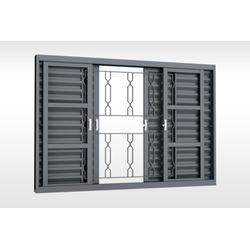 Veneziana De Correr Mic Extra 150x100x12Cm Grade E... - Cores Vivas Home Center