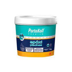 Rejunte Epoxi Piscina Azul Celeste 1kg Portokoll - Cores Vivas Home Center