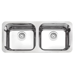 CUBA ACO INOX DUPLA RET 89X39 94031/202-TRAMONTINA - Cores Vivas Home Center