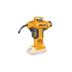 COMPRESSOR AR TIPO PISTOLA A BAT 20V-INGCO - Cores Vivas Home Center