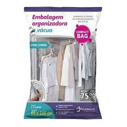 ORGANIZADOR A VACUO C/CABIDE 60X100-PARAMOUNT - Cores Vivas Home Center