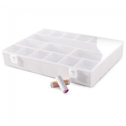 CAIXA PLASUTIL DUO C/16 DIVISORIAS BCO - Cores Vivas Home Center